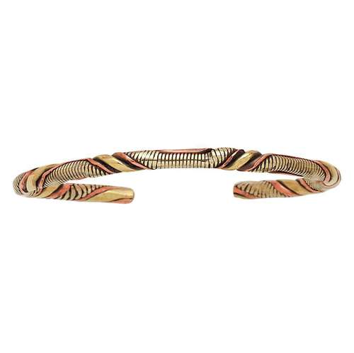 Triloka Copper Three-Metal Round Bracelet