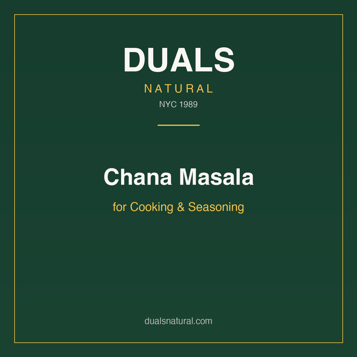 Chana Masala for Cooking & Seasoning