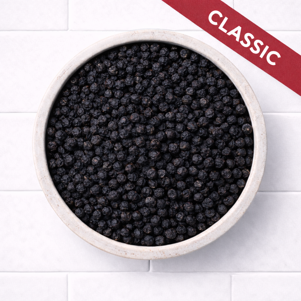 Malabar Black Peppercorns | Whole Indian Pepper | Duals