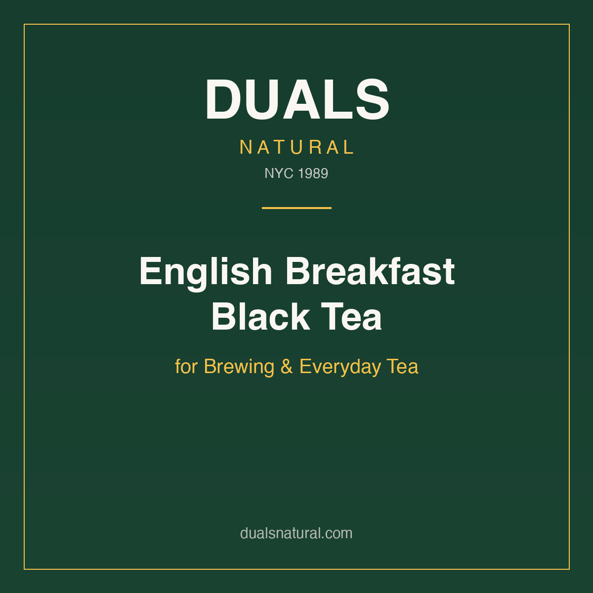 English Breakfast Black Tea for Brewing & Everyday Tea