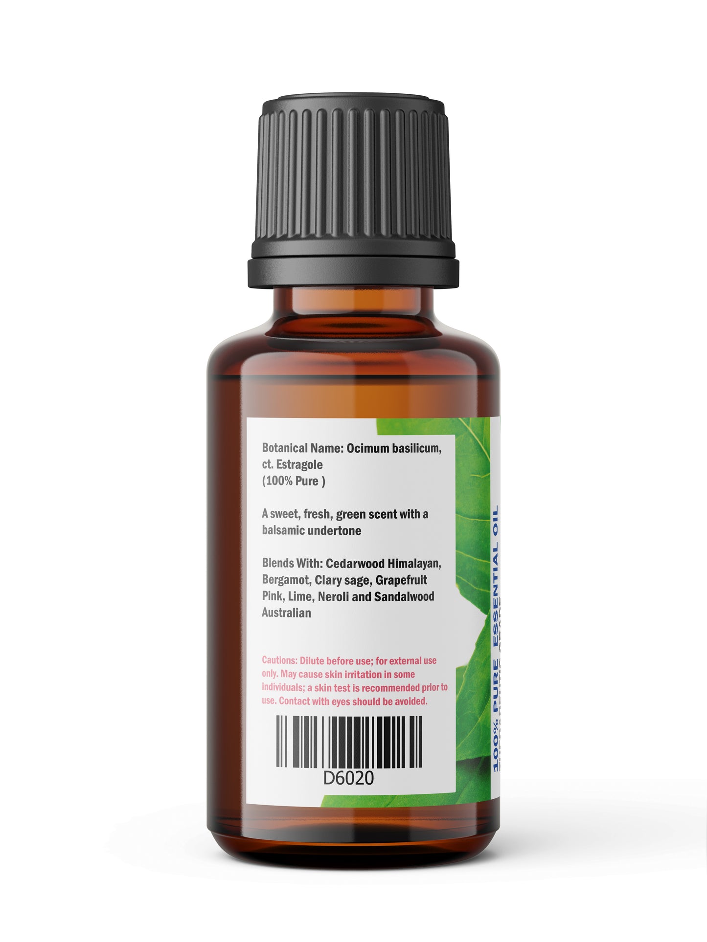 Basil Essential Oil – Fresh, Herbaceous Aroma for Diffusion & Topical Blends
