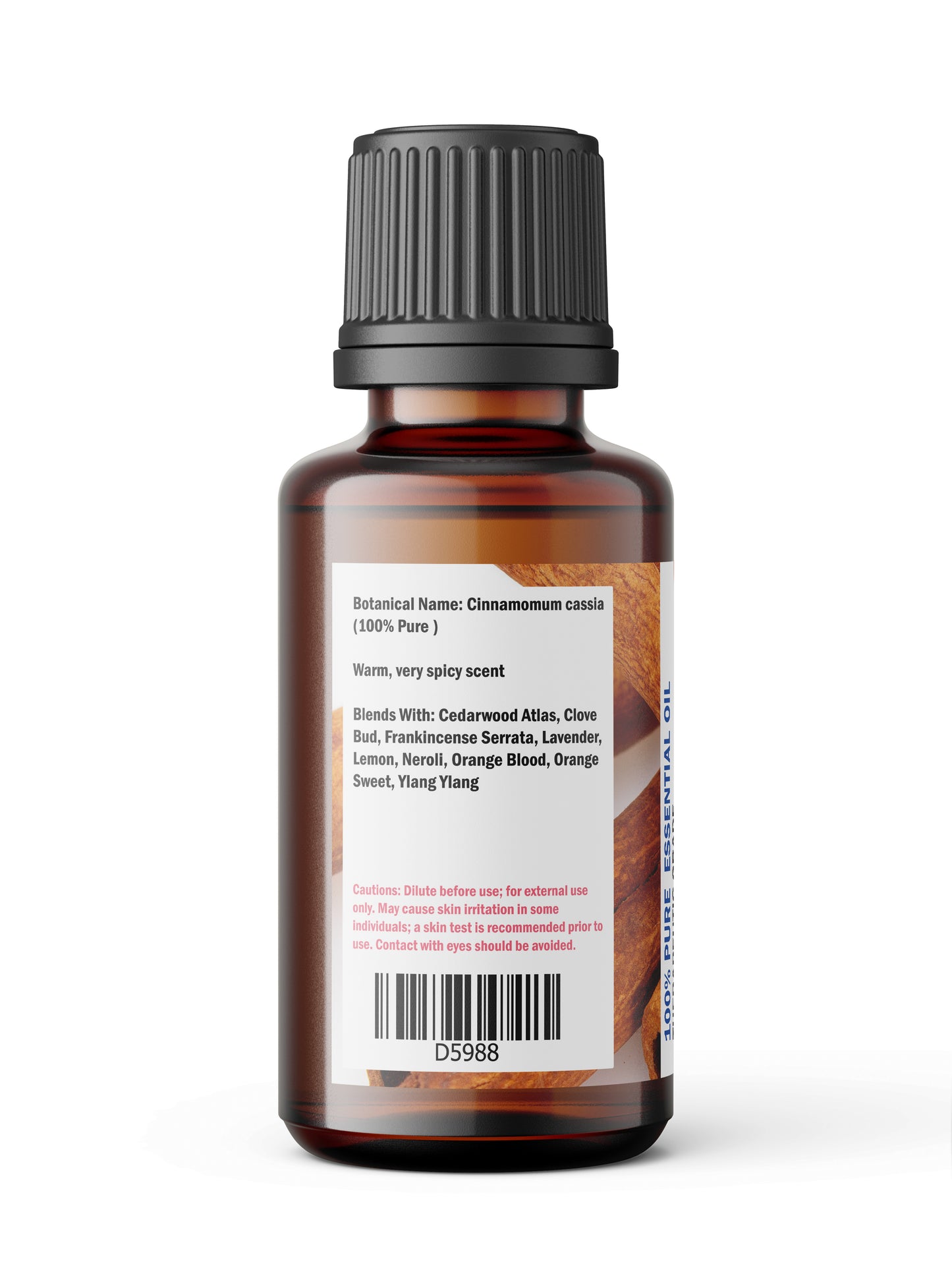 Cinnamon Cassia Essential Oil – Warm, Spicy Aromatic for Diffusers & Micro-Dosed Balms