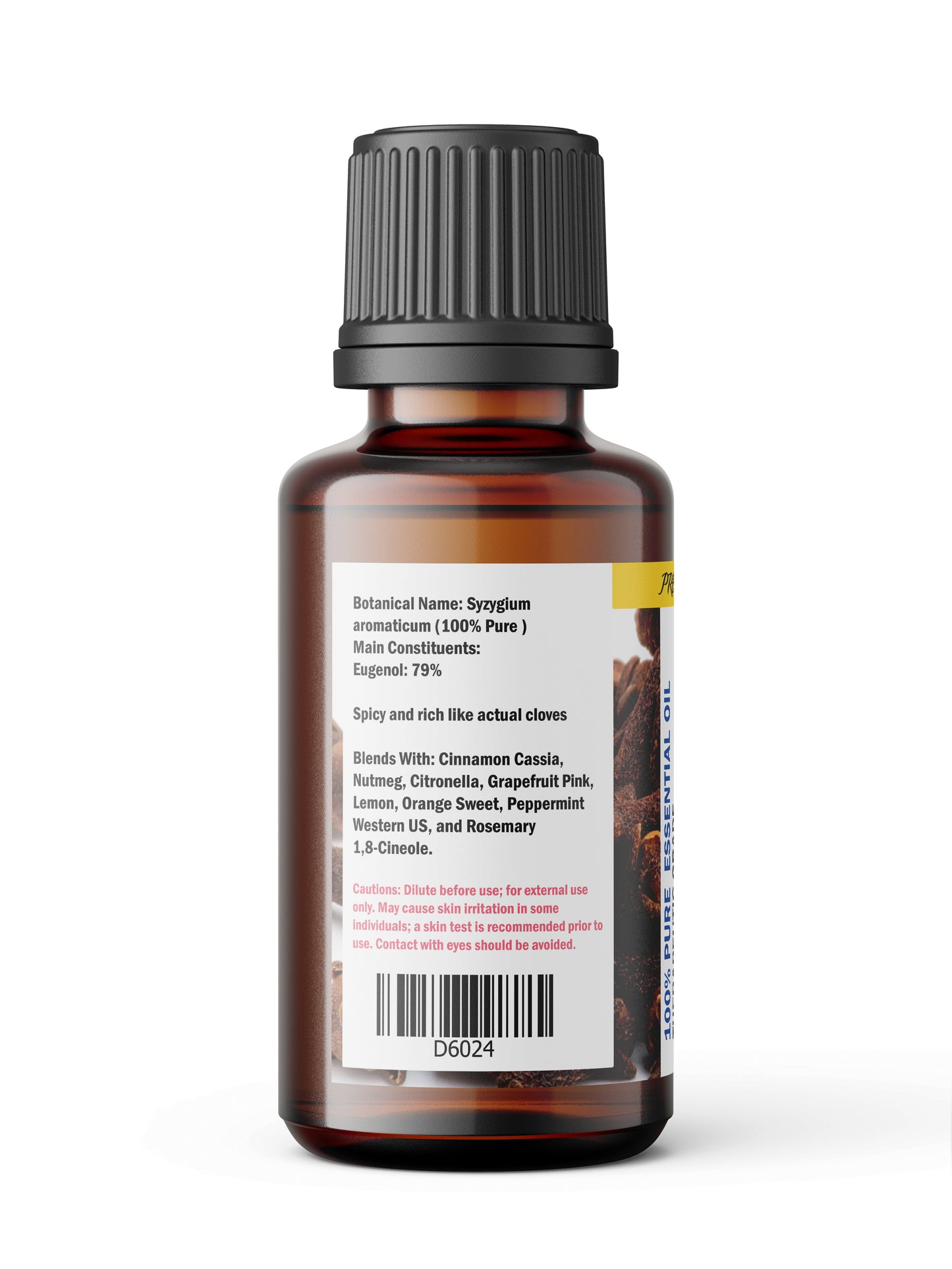 Clove Bud Essential Oil (Premium) – Warm, Spicy Aromatic