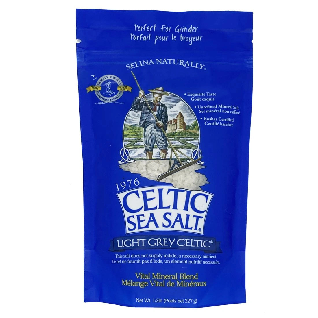Light Grey Celtic Sea Salt® 8 OZ — Duals Natural