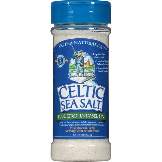 Fine Ground, Celtic Sea Salt® 8 oz Shaker
