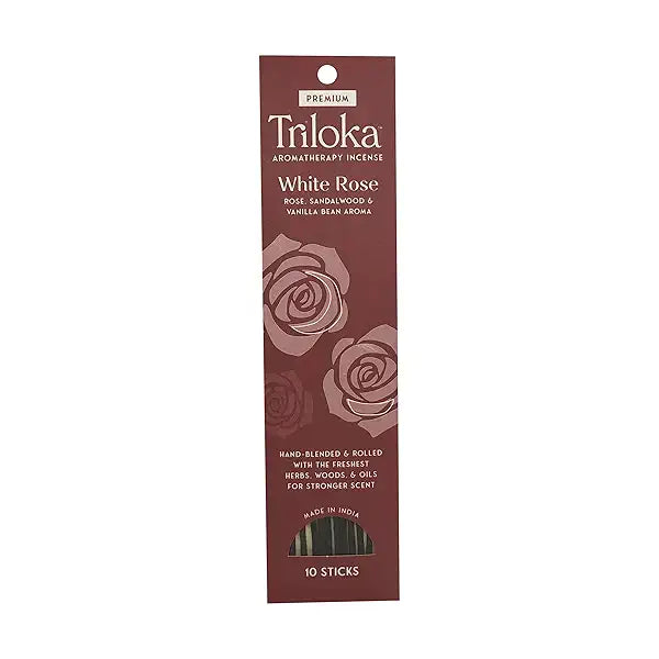 Triloka Premium White Rose Incense Sticks