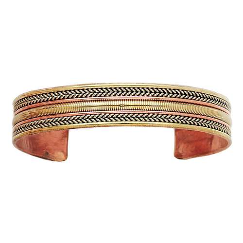 Triloka Copper Three-Metal Bracelet