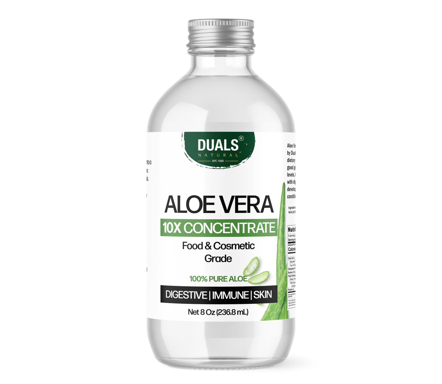 Organic Aloe Vera Leaf Juice Concentrate (10X): Food Grade for Digestive & Skin Support