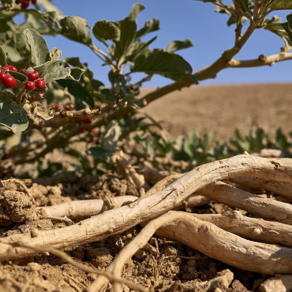 Organic Ashwagandha Root Powder for Stress & Vitality Support