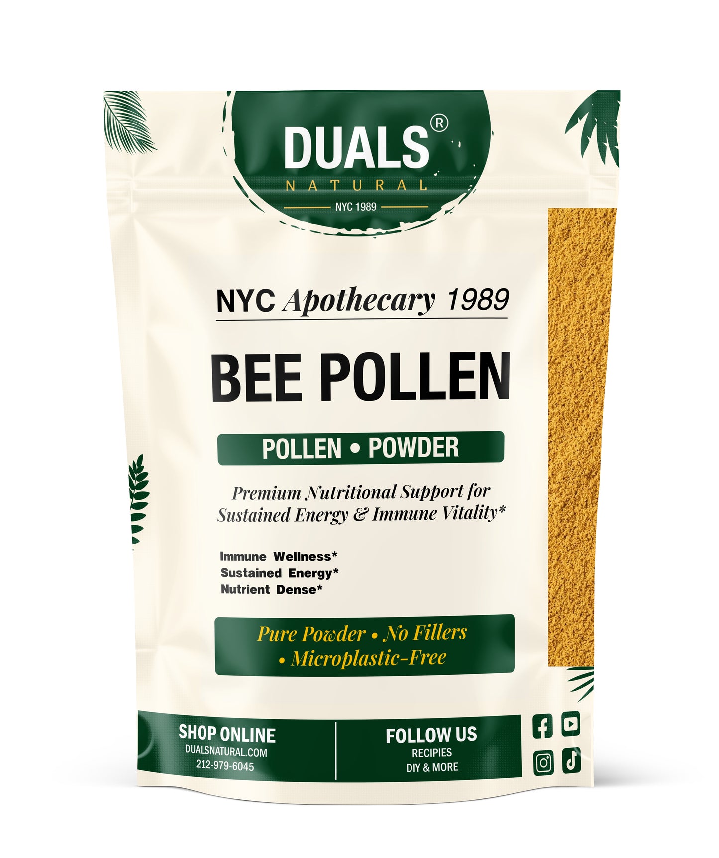 Bee Pollen Powder for Energy & Nutrition Support