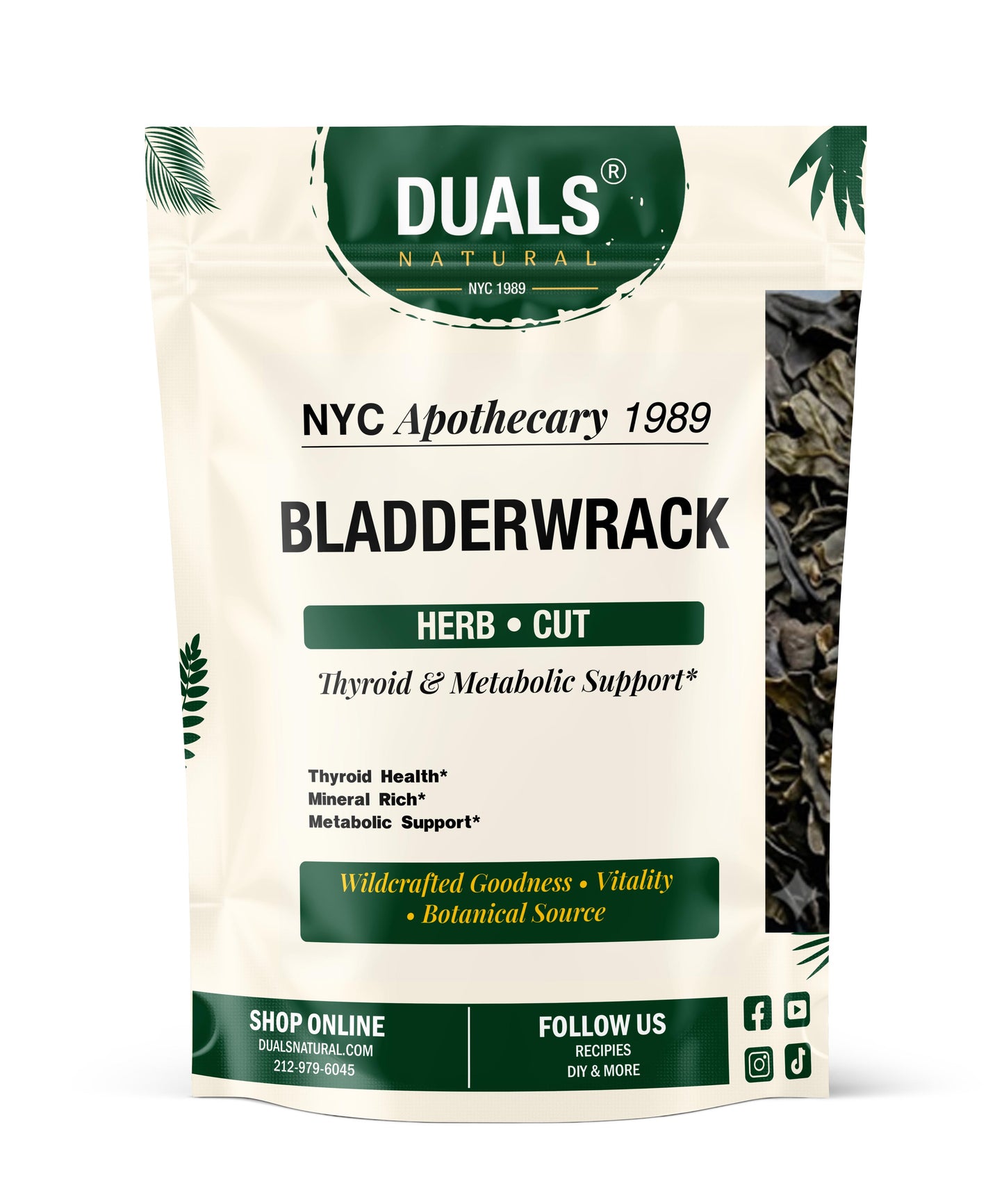 Bladderwrack, Cut for Thyroid & Mineral Support