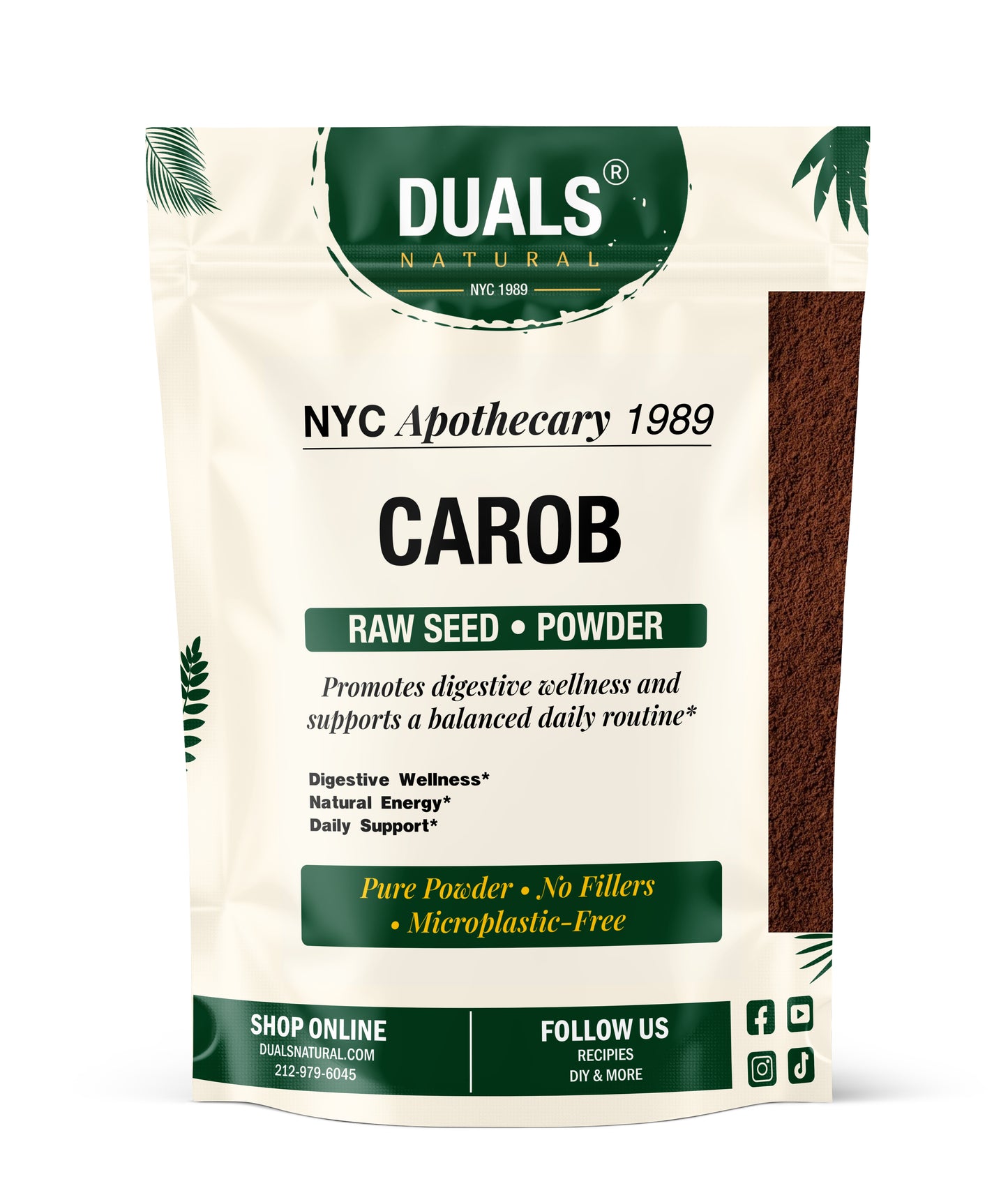 Carob Powder Raw for Herbal Tea