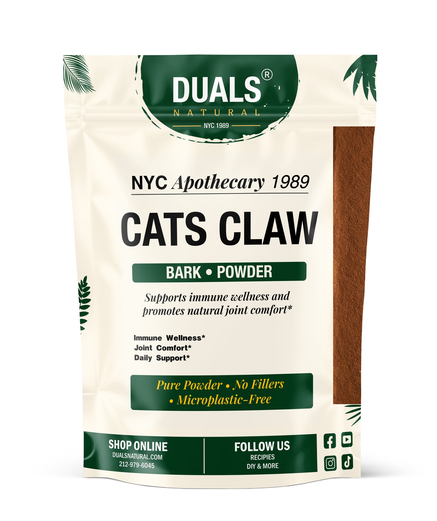 Cats Claw Bark Powder for Immune Support