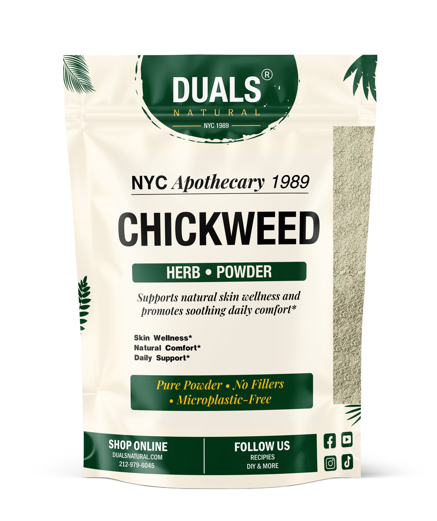 Chickweed Powder for Herbal Tea