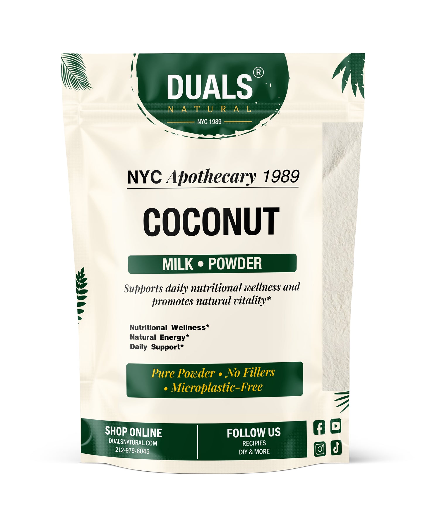 Coconut Milk Powder for Snacking & Recipes, 8 OZ - MASON JAR