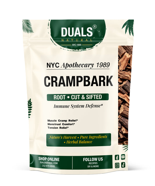 Cramp Bark Root for Herbal Tea, 45 Grams (1.6 Oz)