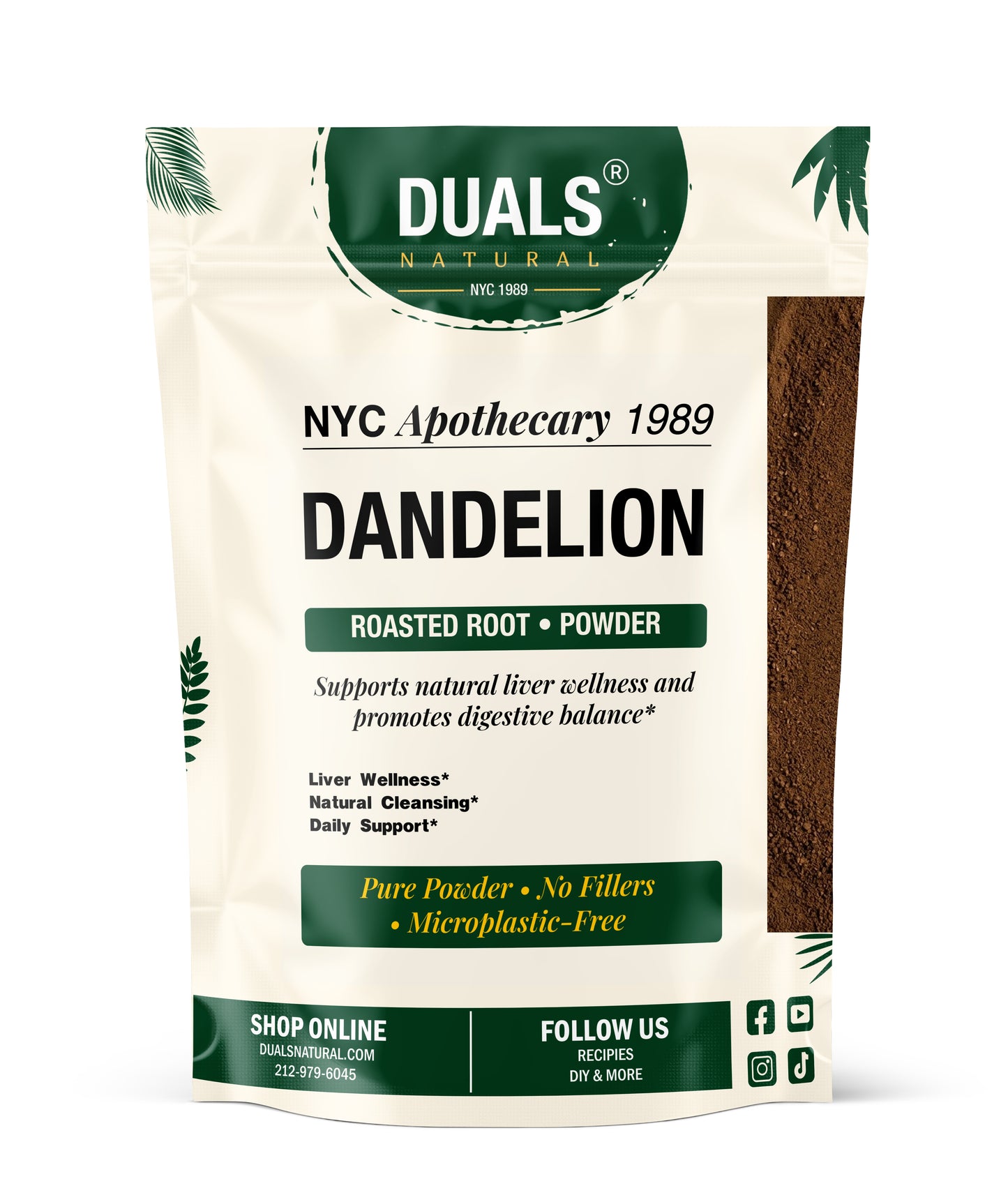 Dandelion Root Roasted Powder for Liver & Digestion Support