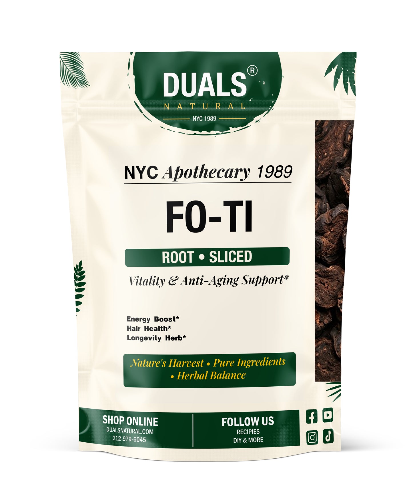 Fo - Ti Root Sliced for Longevity & Hair Support