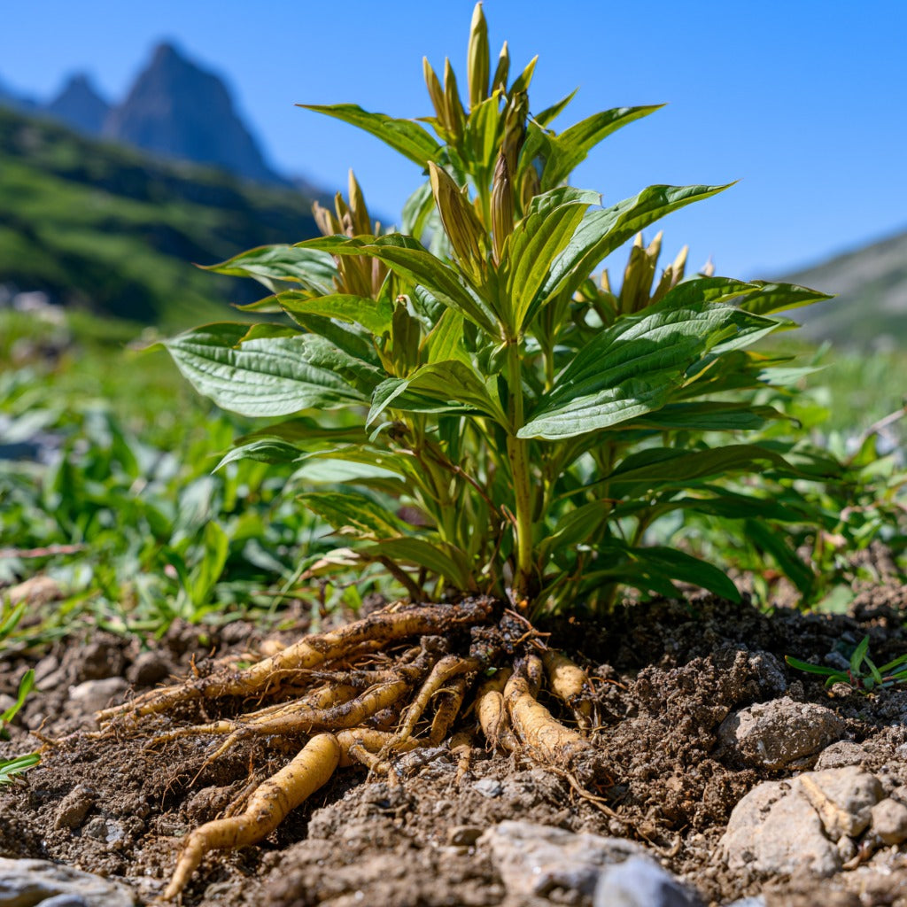 Gentian Root Powder for Herbal Tea