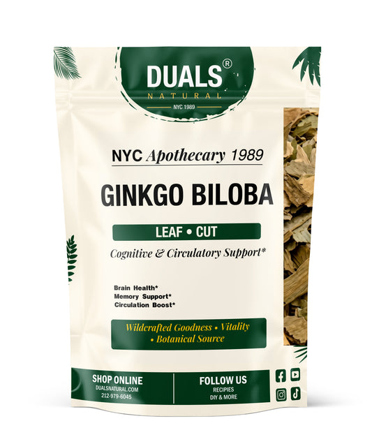 Gingko Leaf Whole for Focus & Circulation Support