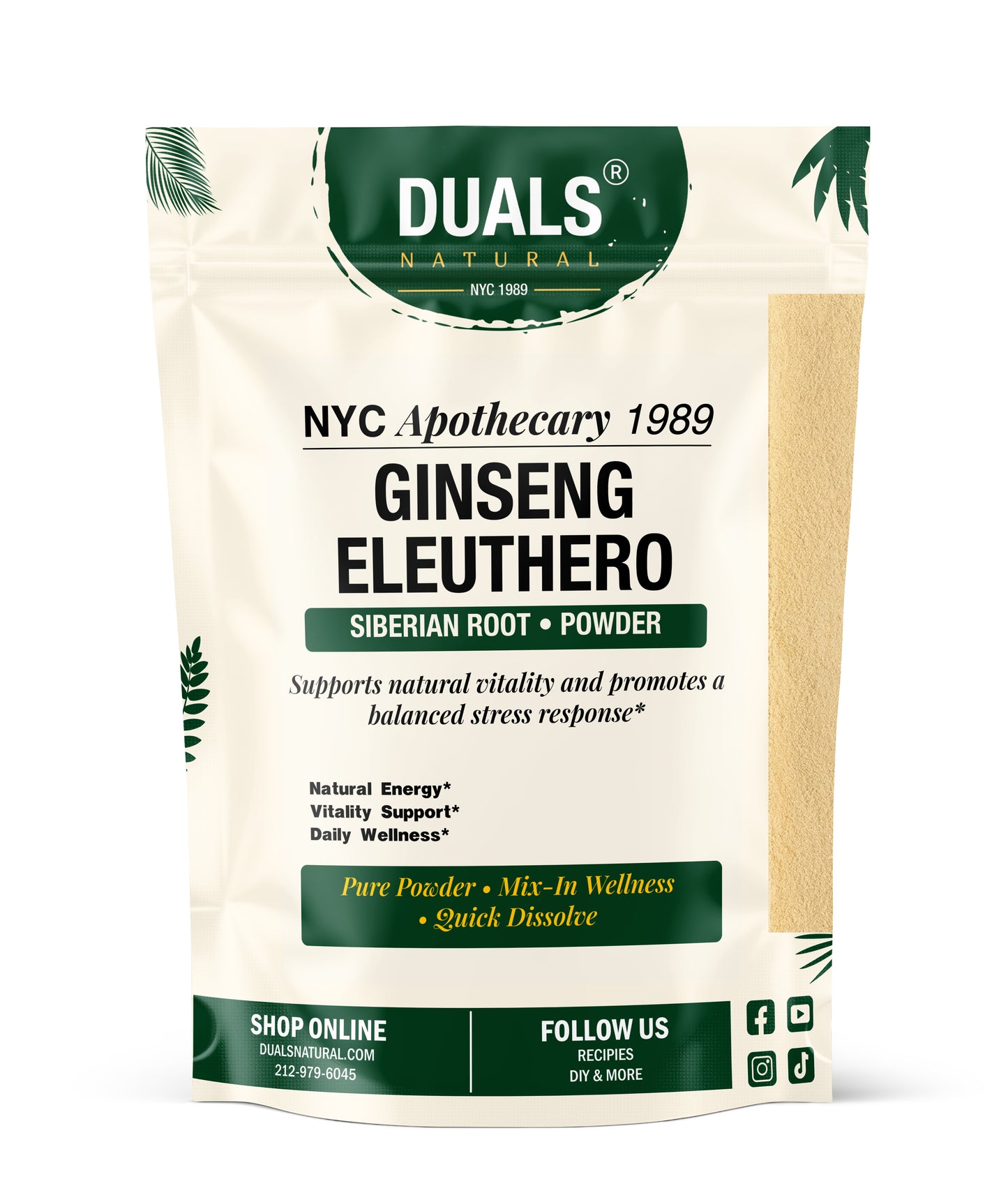 Eleuthero Siberian Ginseng Root, C/s for Energy & Stress Support