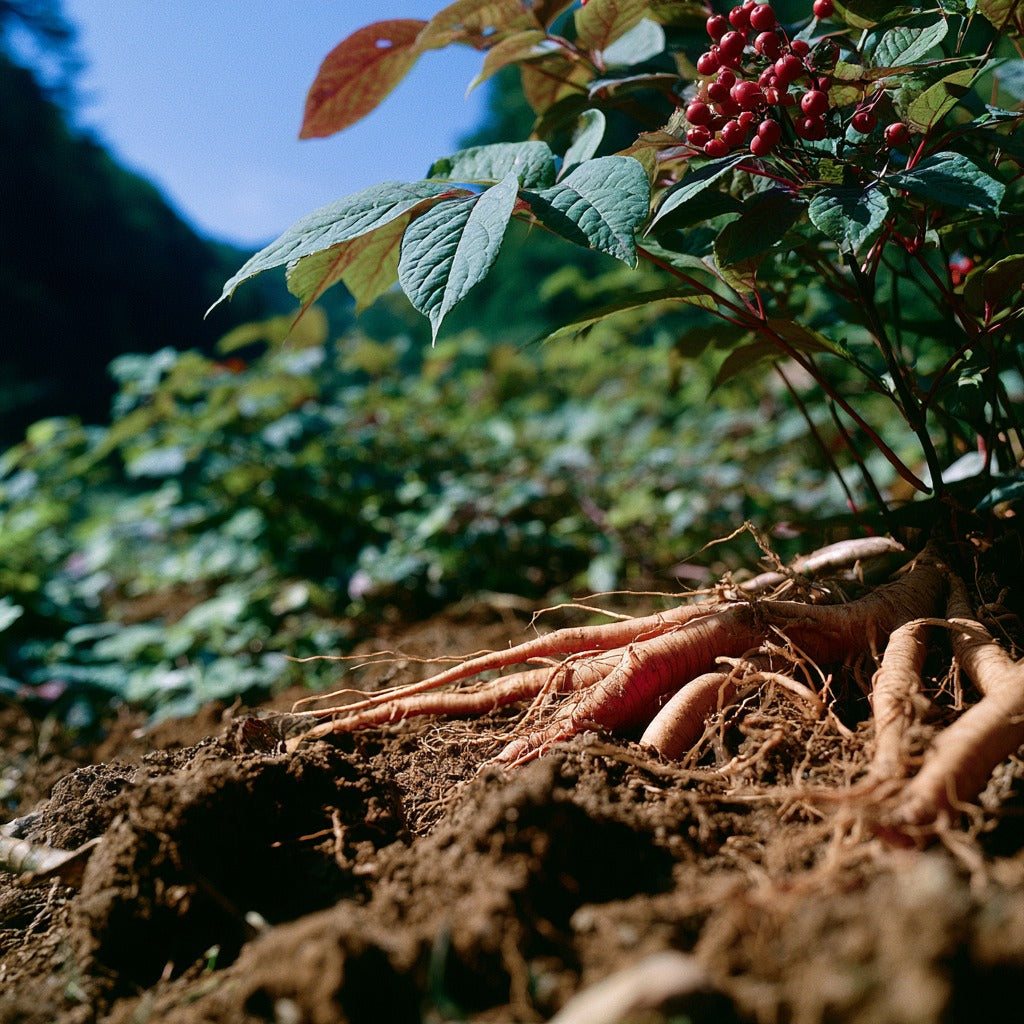 Ginseng Root Red Powder, Korean 4:1 Extract for Energy & Immune Support