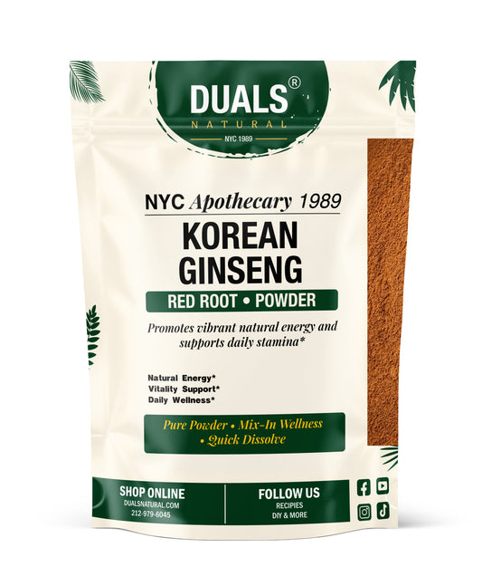Ginseng Root Red Powder, Korean 4:1 Extract for Energy & Immune Support