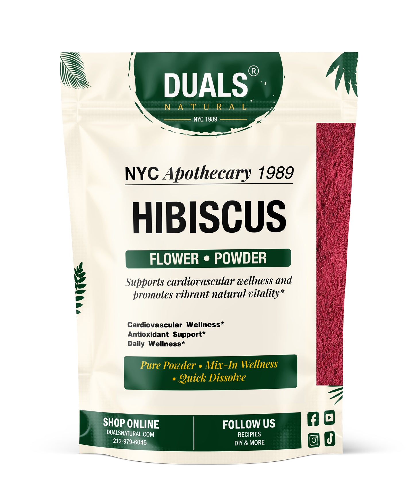 Hibiscus Powder for Brewing & Everyday Tea
