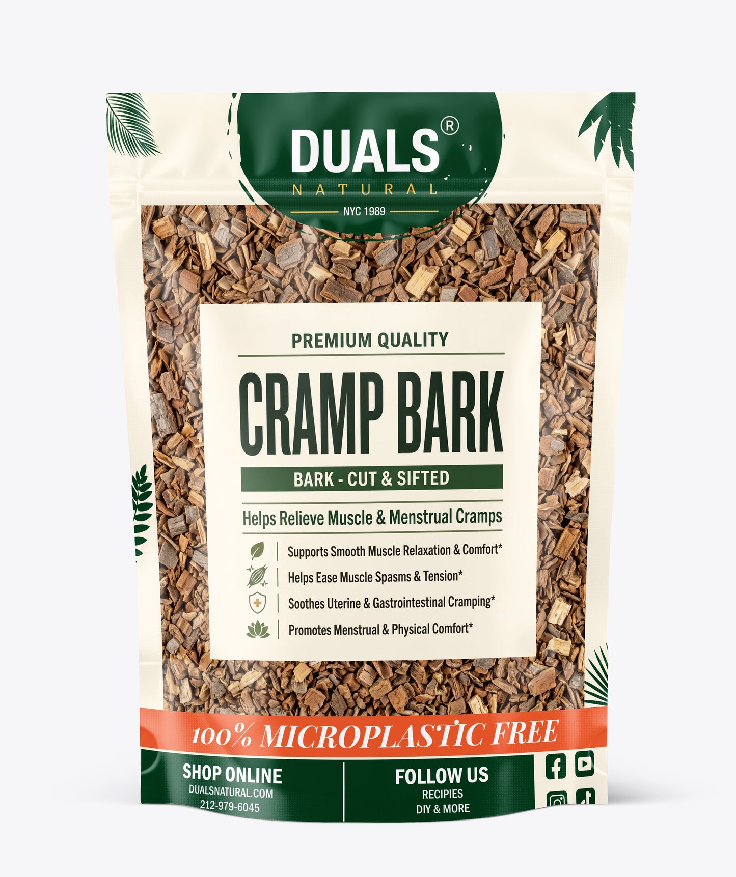 Duals Natural Cramp Bark Root | Loose Herb for Menstrual Support & Muscle Ease