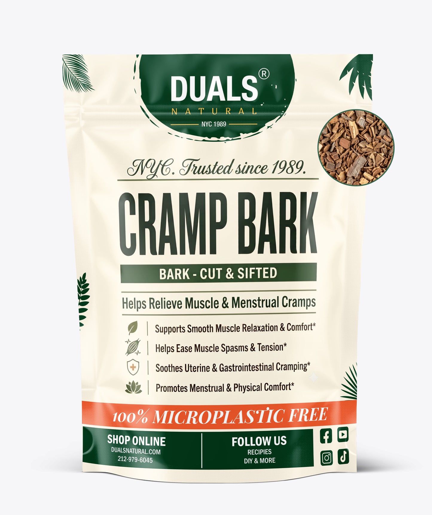 Duals Natural Cramp Bark Root | Loose Herb for Menstrual Support & Muscle Ease