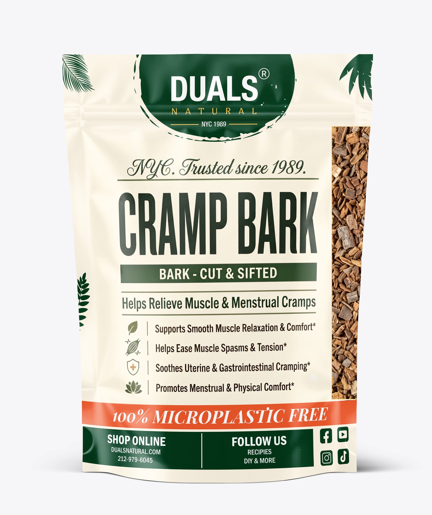 Duals Natural Cramp Bark Root | Loose Herb for Menstrual Support & Muscle Ease