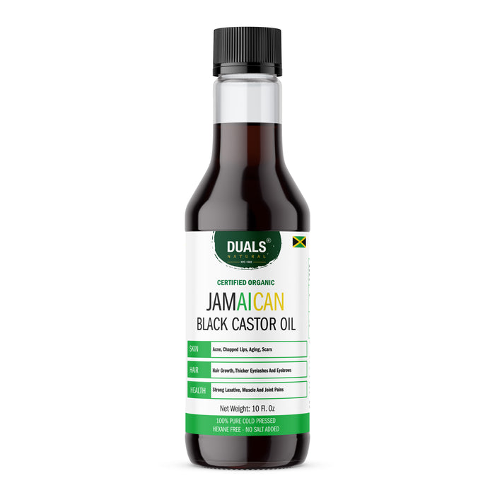 Authentic Jamaican Black Castor Oil: Traditional Hand-Processed for Superior Potency — 100% Pure Organic