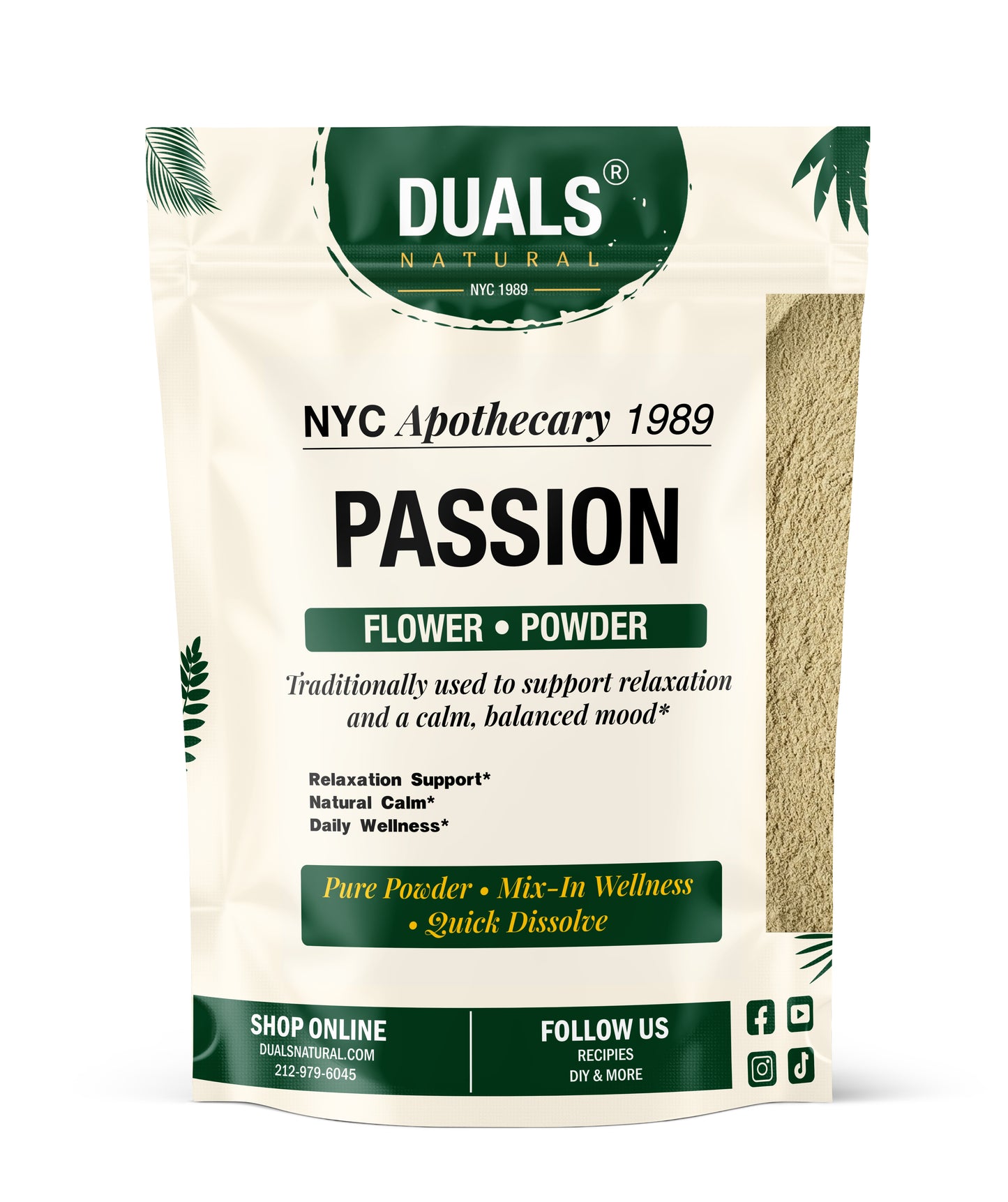 Passion Flower Powder for Herbal Tea