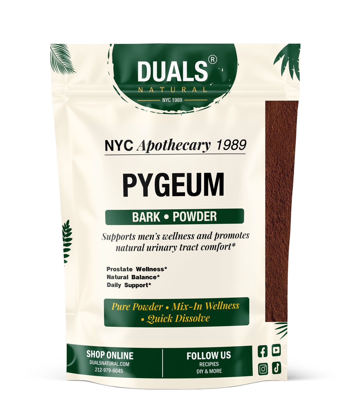 Pygeum Bark Powder for Herbal Tea