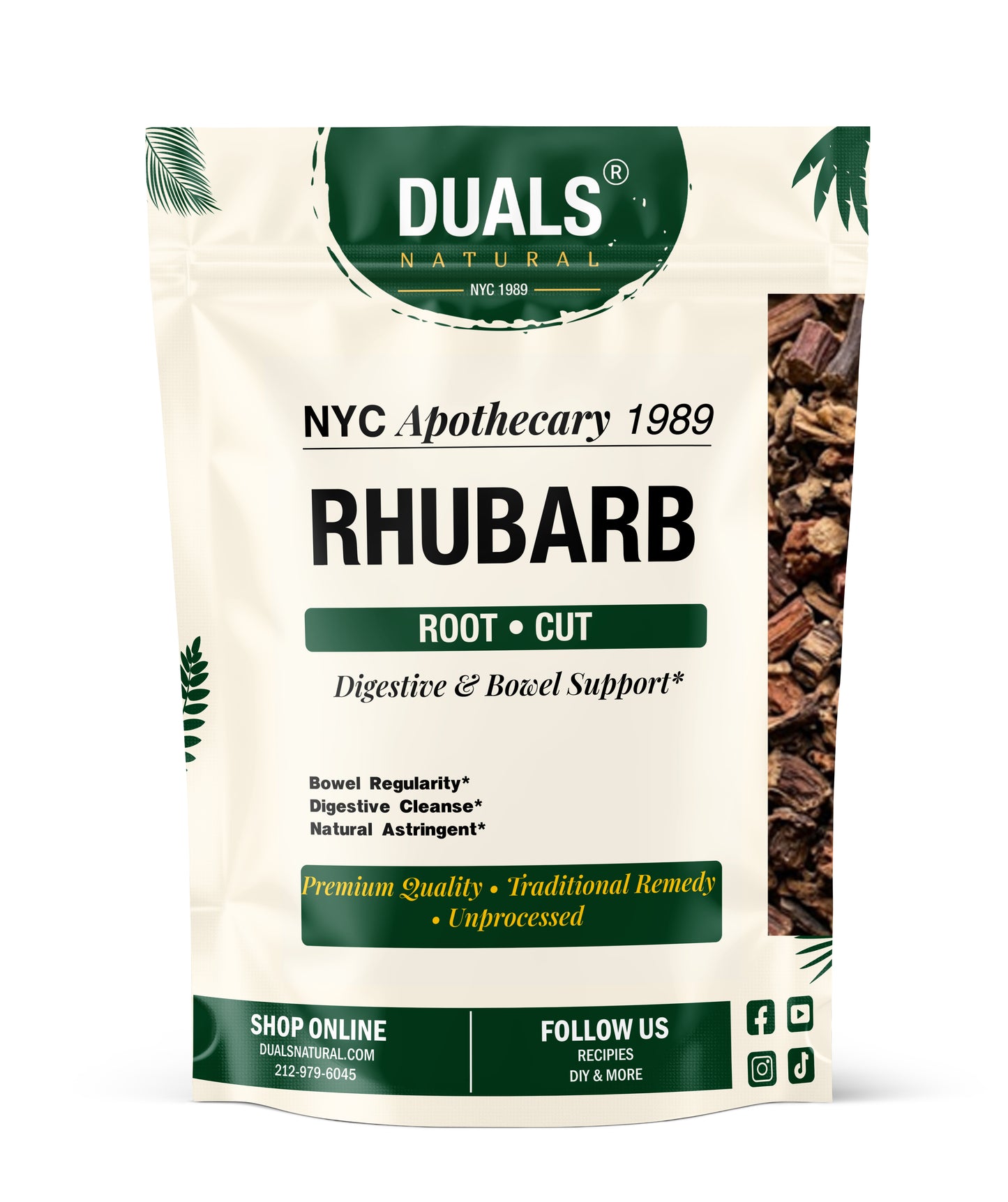 Rhubarb Root (Turkey) for Herbal Tea