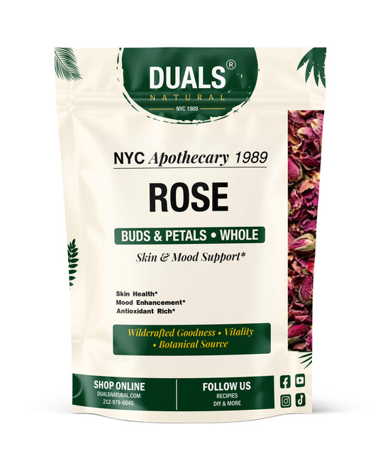 Red Rose Buds & Petals for Tea, Skincare & Rituals