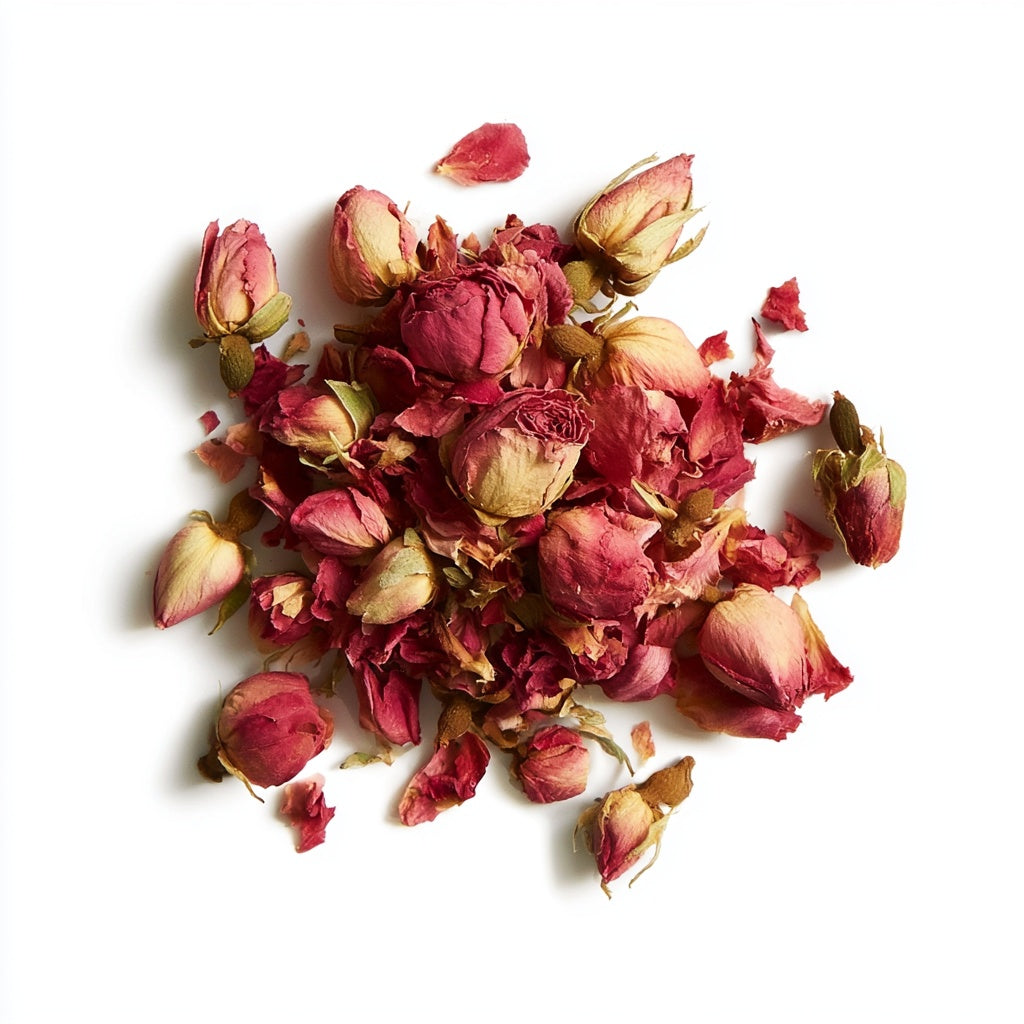 Red Rose Buds & Petals for Tea, Skincare & Rituals