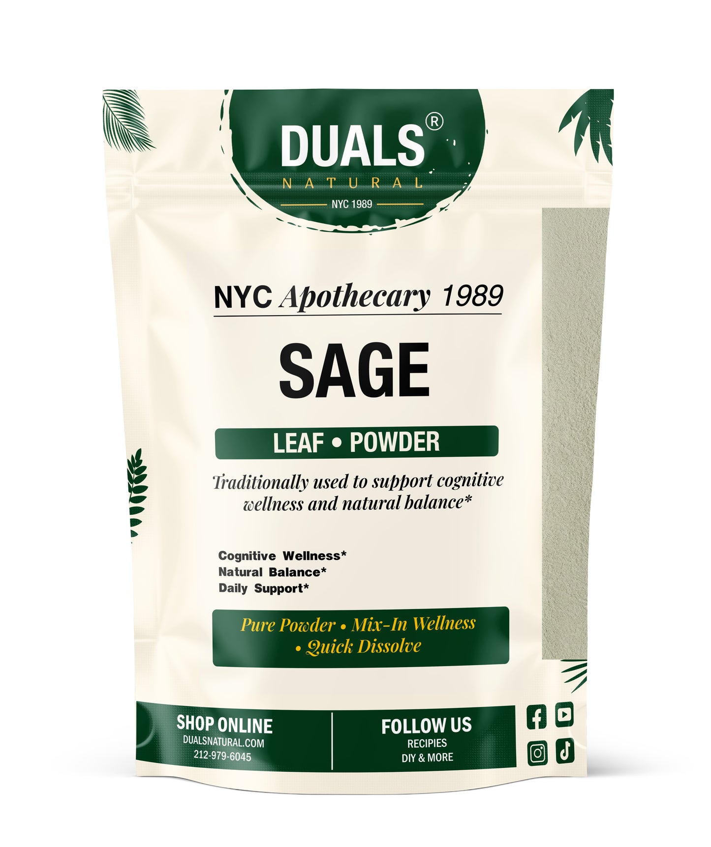 Sage Leaf Powder for Cooking & Seasoning