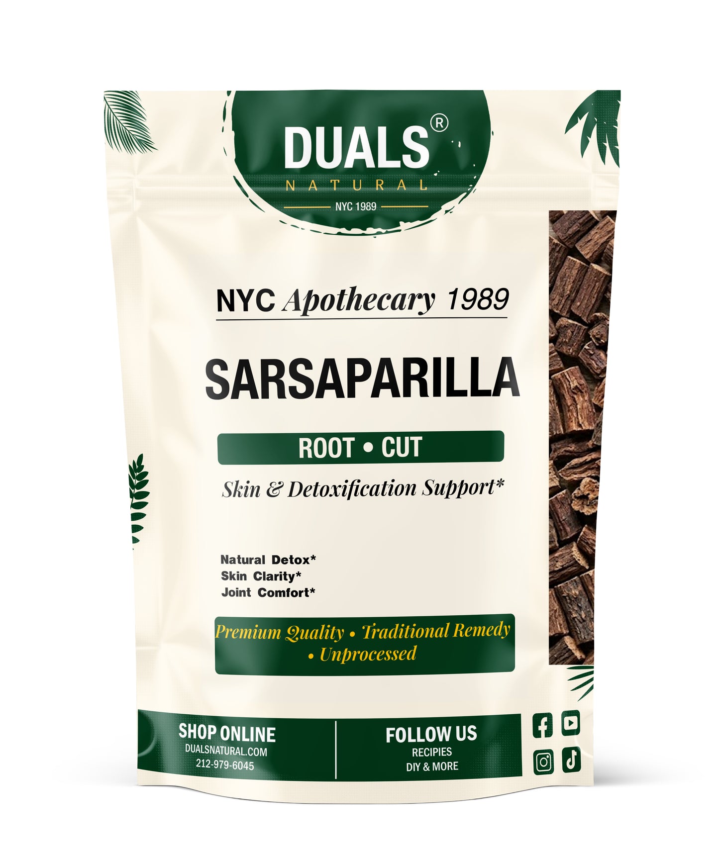 Sarsaparilla Root for Skin & Blood Support