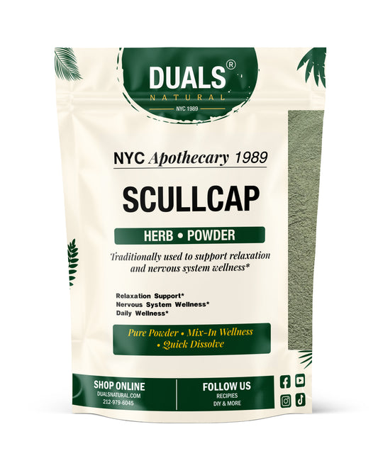 Skullcap Herb Powder for Calm & Nervous System Support