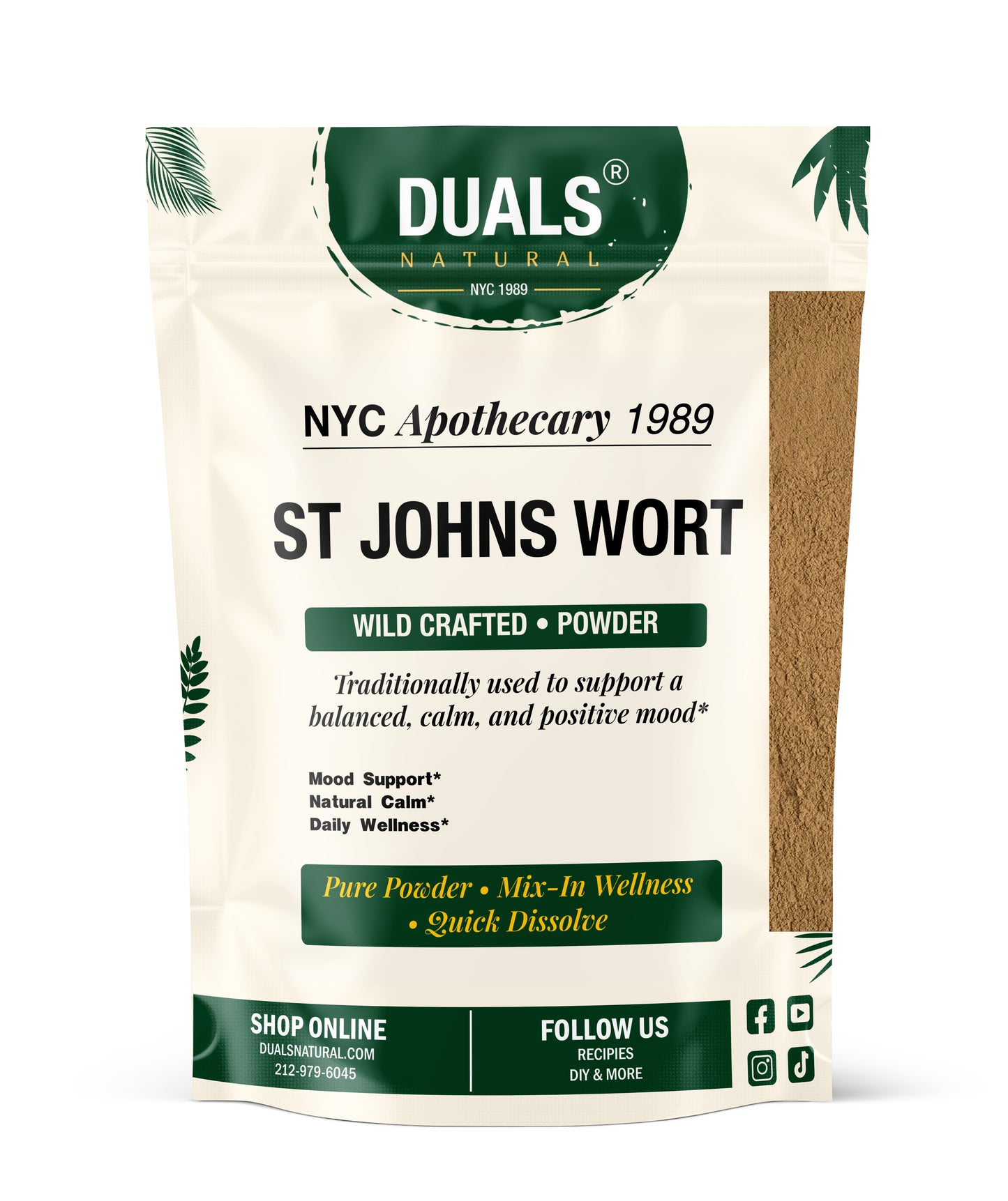 St Johns Wort Powder for Mood Support