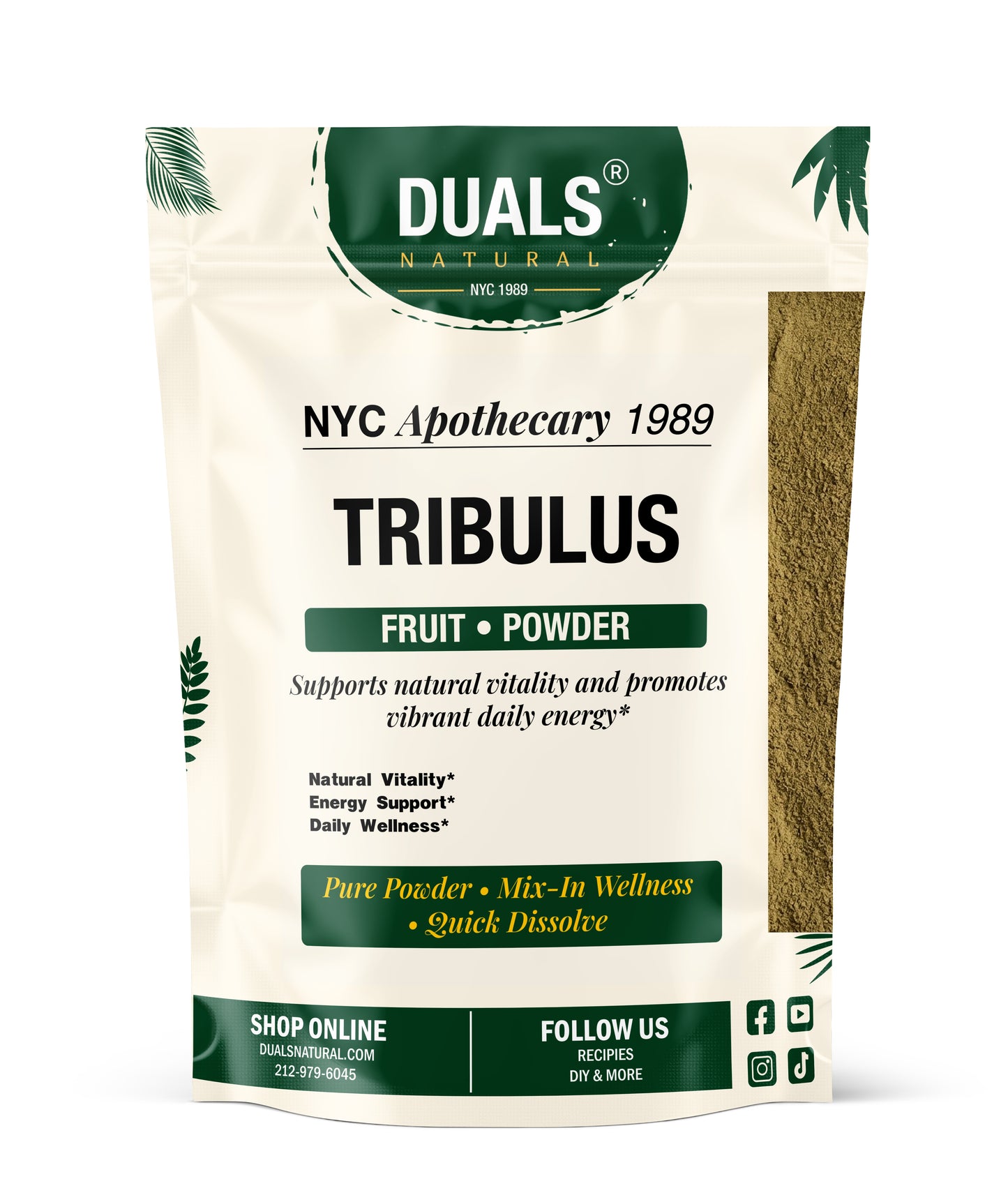 Tribulus Fruit Powder for Energy & Vitality Support