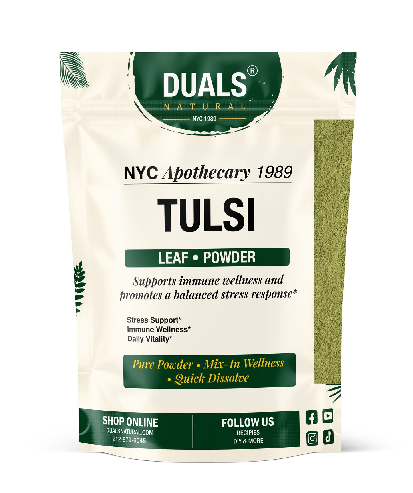 Tulsi Leaf Powder for Stress & Immune Support
