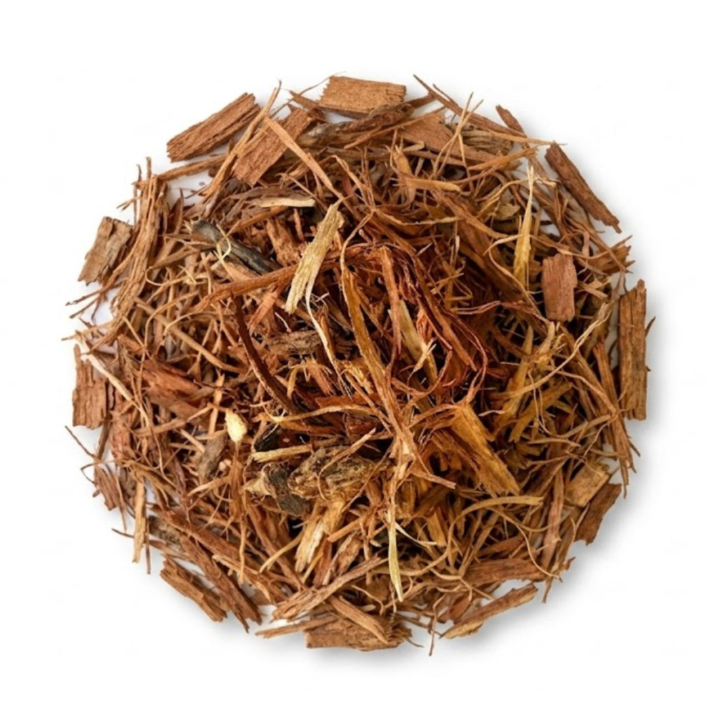 White Oak Bark Cut for Herbal Tea