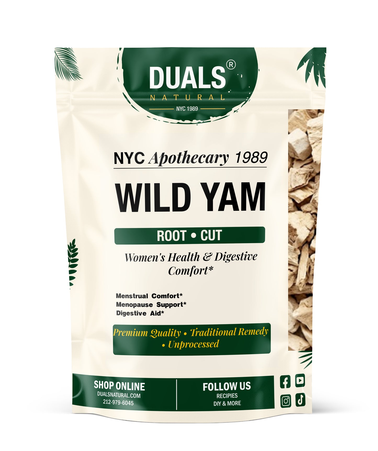Wild Yam Root for Herbal Tea