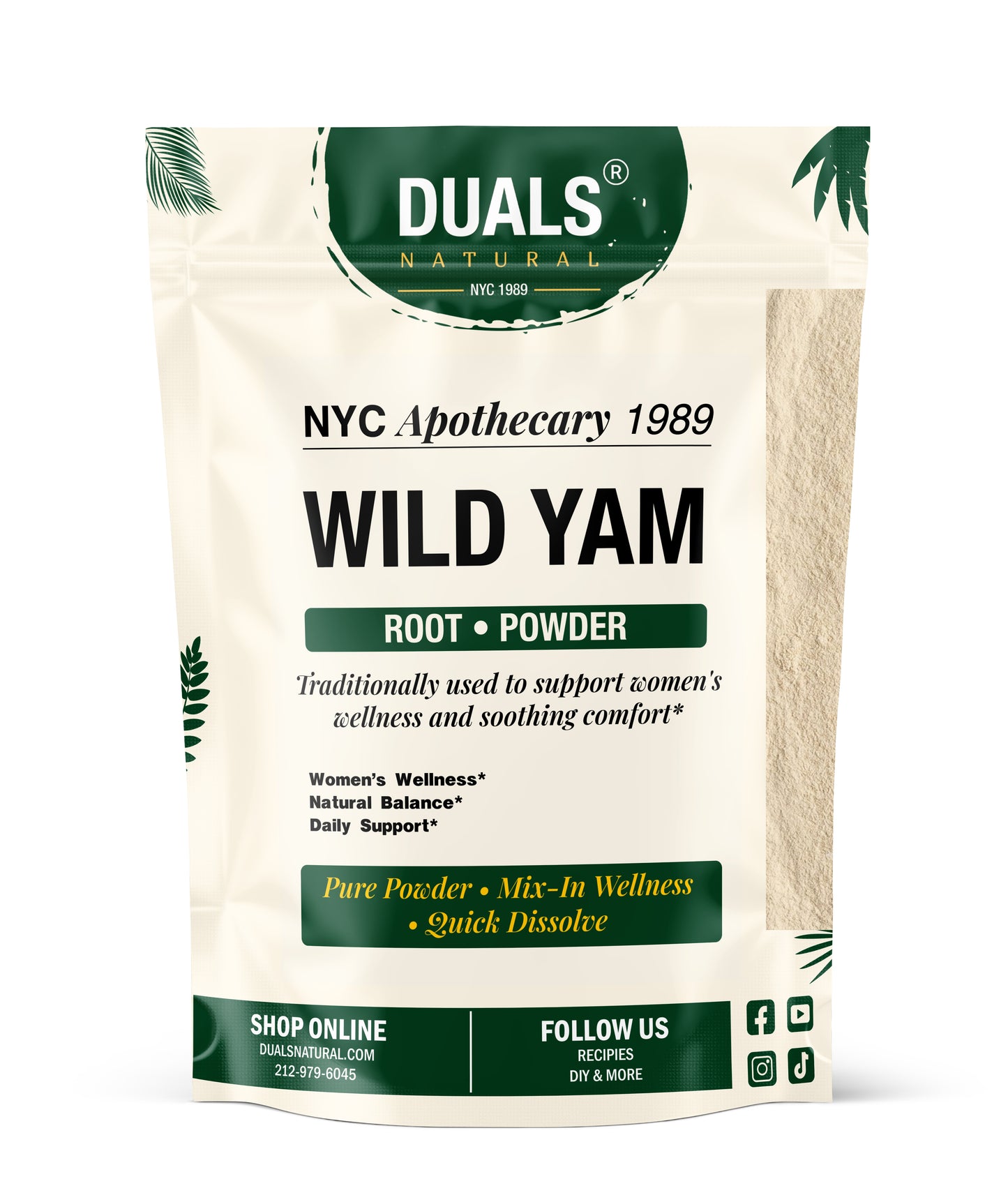 Wild Yam Root Powder for Herbal Tea