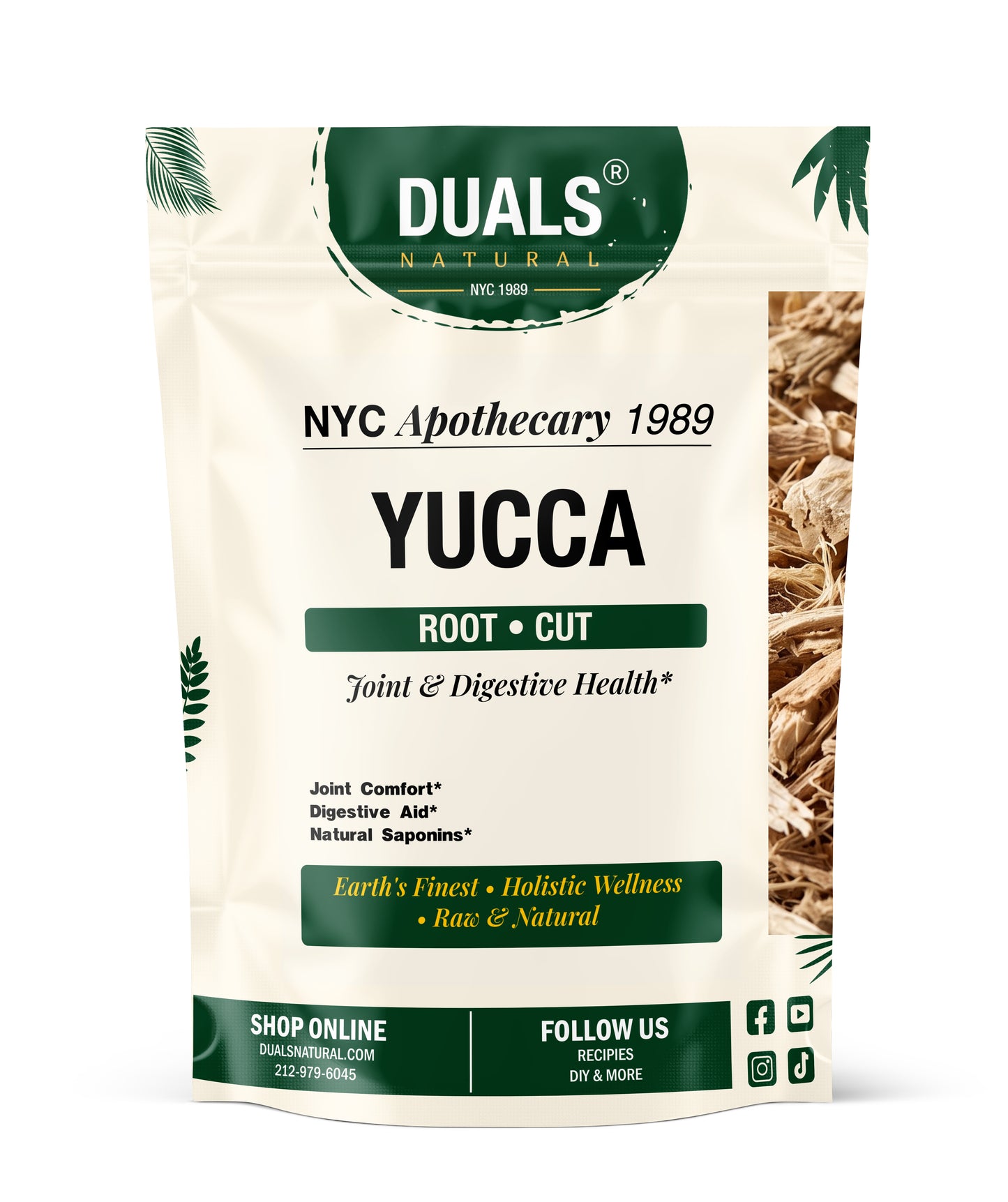 Yucca Root for Herbal Tea, 45 GRAMS