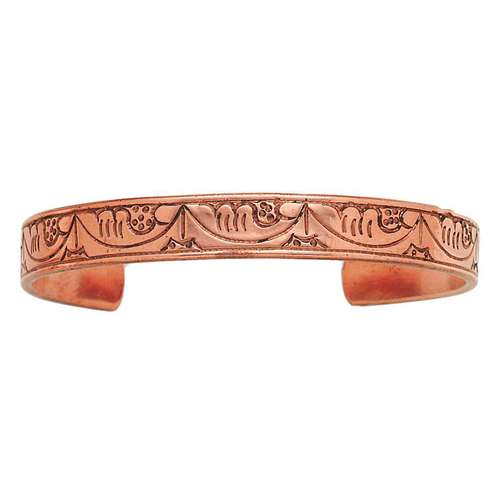 Triloka Floral Copper Bracelet