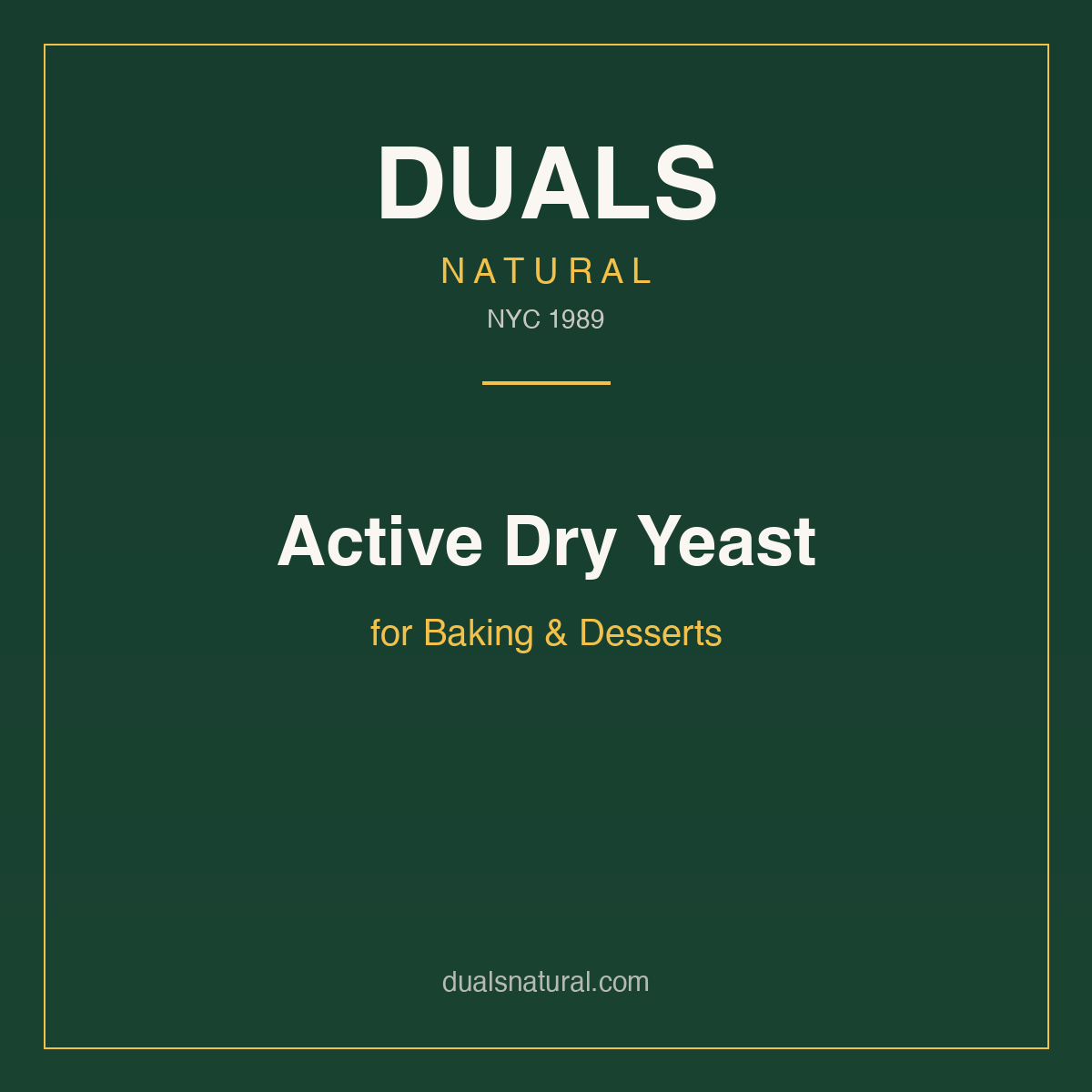 Active Dry Yeast for Baking & Desserts