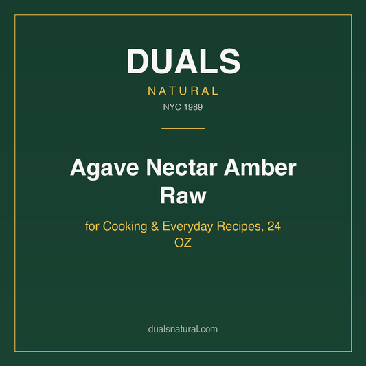 Agave Nectar Amber Raw for Cooking & Everyday Recipes, 24 OZ